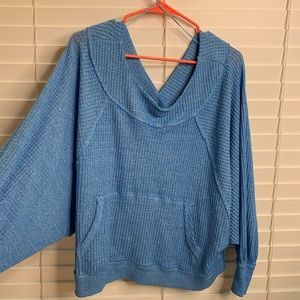 Free people blue long sleeve